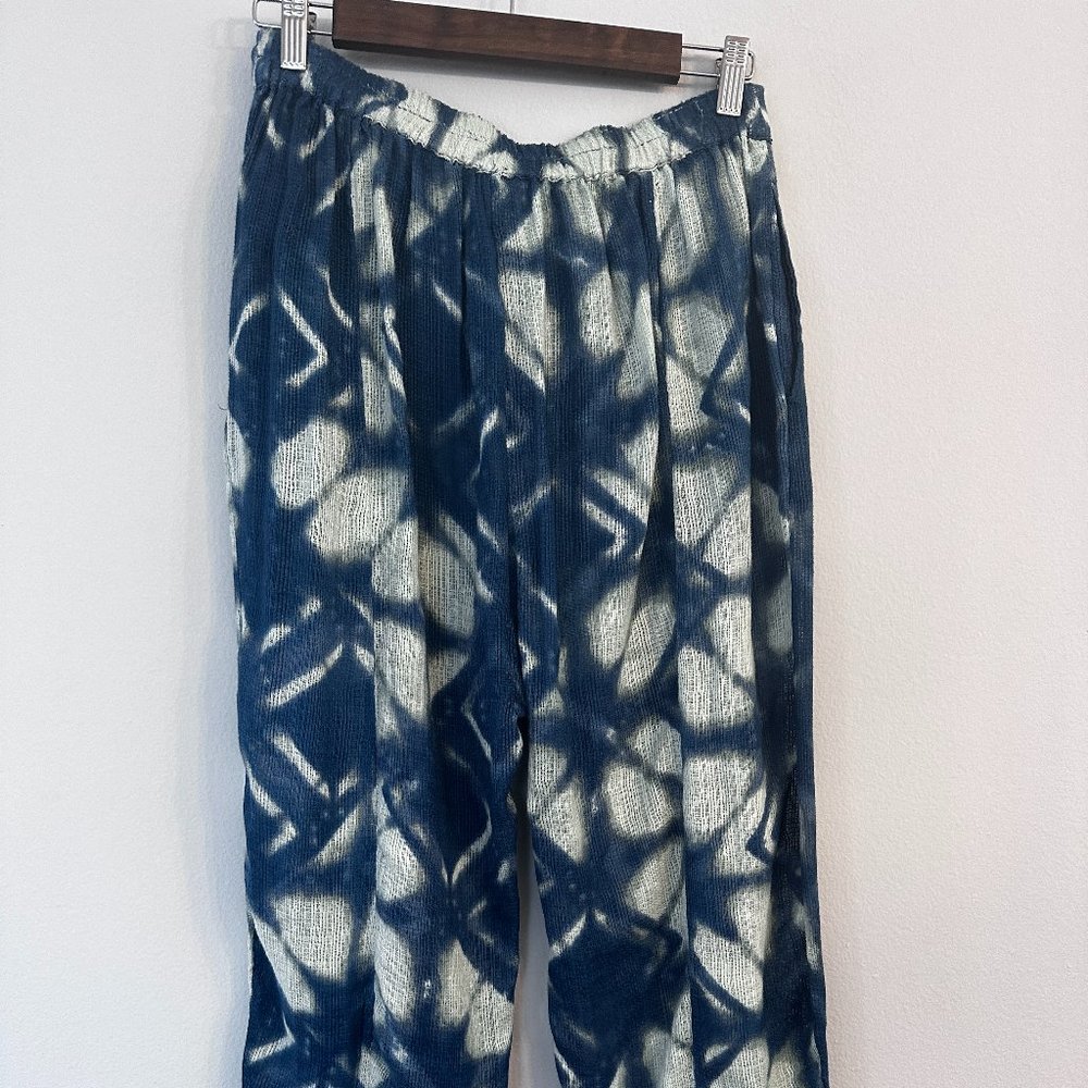 FREE PEOPLE 100% Cotton, Light as a Cloud - Color Indigo/White